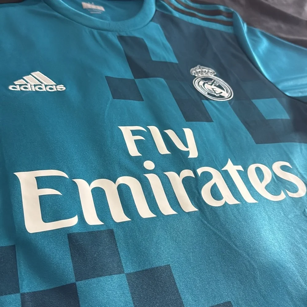 Real Madrid #10 Luka Modric 2017-18 Adidas Third Jersey
